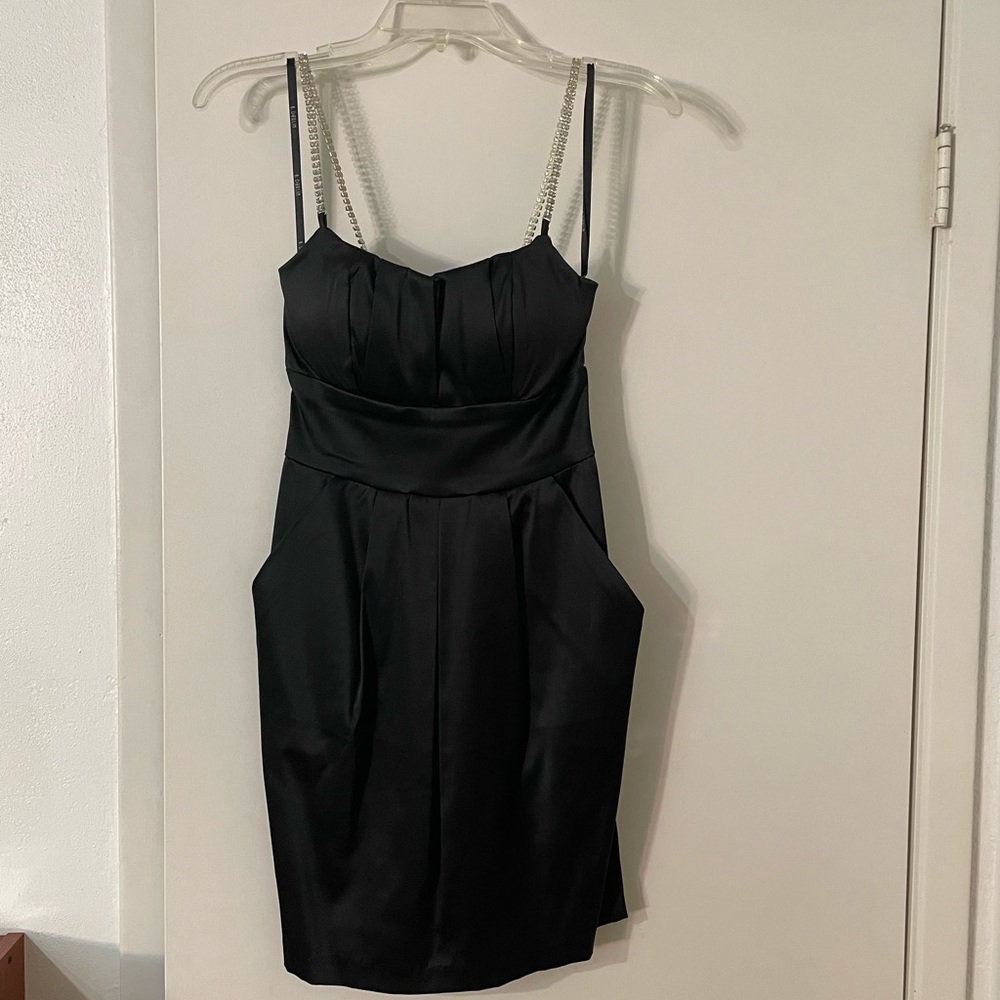 B. Darlin Vintage Y2K Black Cocktail Mini Dress - Size 1/2